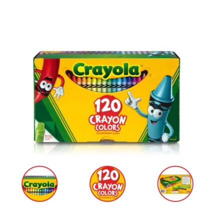 Crayola 120 Crayons Giant Box (Pack Of 2)