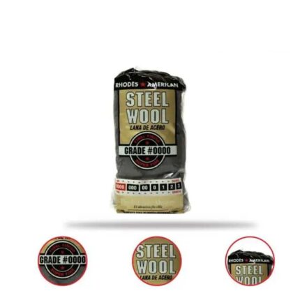Super Fine Grade, Rhodes American Steel Wool #0000 - 12 Pads