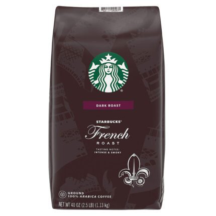 Starbucks Dark French Roast Ground Coffee, 40 ounce