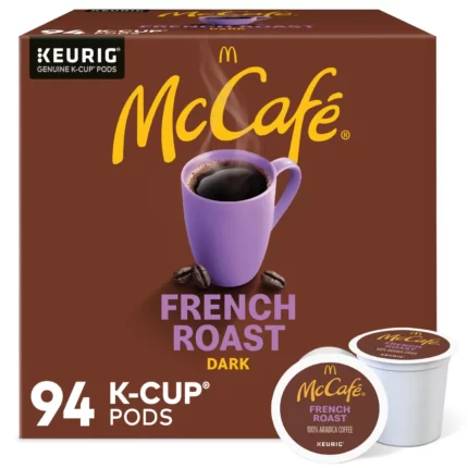 McCafe Coffee Single Serve K-Cup Pods, Dark French Roast, 94 count