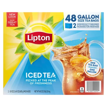 Lipton Iced Tea, Gallon Size Tea Bags, 48 count