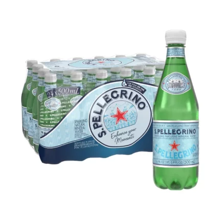 S.Pellegrino Sparkling Natural Mineral Water, 24 pk,16.9 fl. oz.