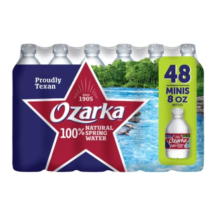 Ozarka 100% Natural Spring Water (8 fl. oz., 48 pk.)