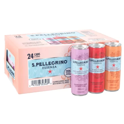 S.Pellegrino Essenza Flavored Mineral Water Variety Pack (11.15 fl. oz., 24 pk.)