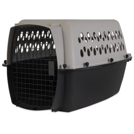 Vibrant Life Pet Kennel for Dogs, Hard-Sided Pet Carrier Small/Medium 26 inches Length 5 Pound