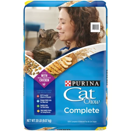Purina Cat Chow Complete High Protein Cat Food, Chicken Recipe, 20 Pound Bag