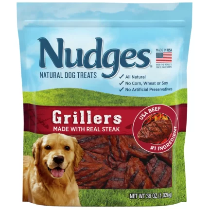 Blue Buffalo Nudges Grillers Natural Dog Treats Steak 36 ounce Bag