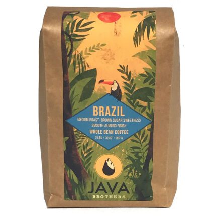 Java Brothers Brazil Medium Roast Coffee, Whole Bean (2 lb.)