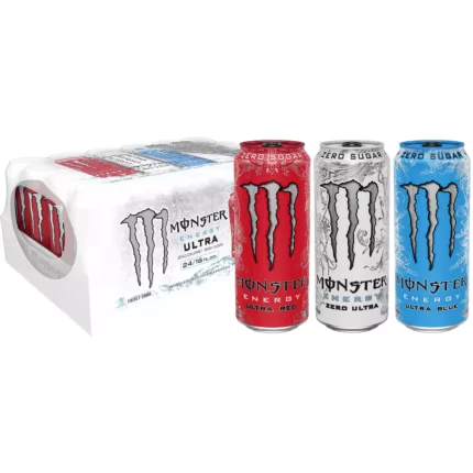 Monster Energy Ultra Variety Pack, 16 Oz, Pack of 24 Cans