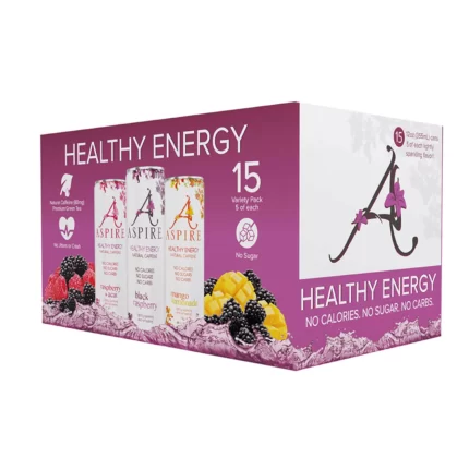 Aspire Healthy Energy Assortment (12 fl. oz., 15 pk.)