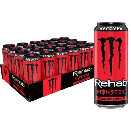 Monster Energy Rehab Strawberry Lemonade (15.5 fl. oz., 24 pk.)