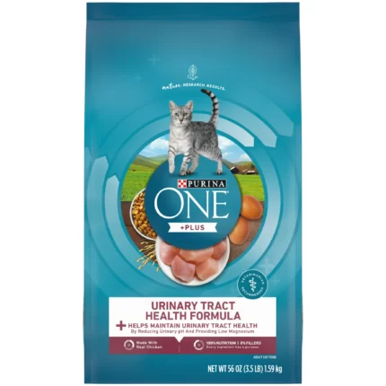 Purina ONE High Protein Dry Cat Food, +Plus Urinary Tract Health Formula 3.5 Pound Bag (Pack of 2)