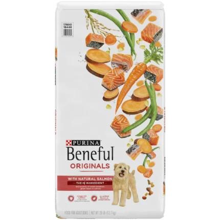 Purina Beneful Originals With Natural Salmon Skin and Coat Support Dry Dog Food 28 Pound Bag