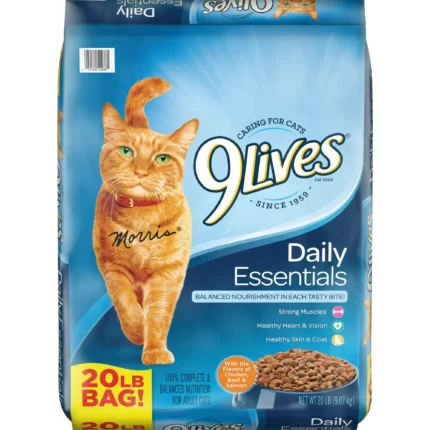 9Lives Daily Essentials Dry Cat Food 20 Pound Bag
