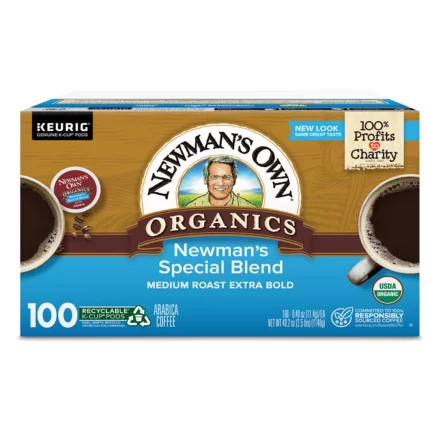 Newman's Own Organics Coffee K-Cup Pods Special Blend 100 count