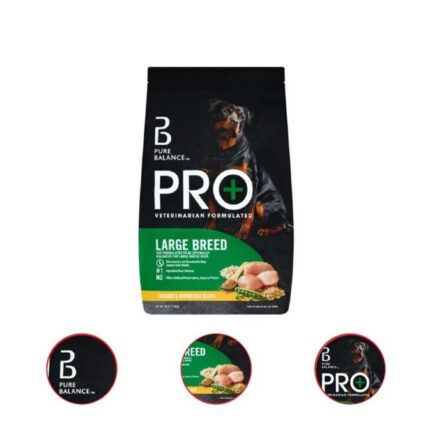 Pure Balance Pro Large Breed Chicken & Brown Rice Recipe Dry Dog Food 30 Pound