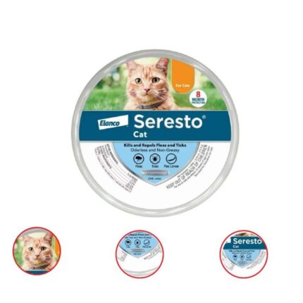 Seresto for Cats 8 Month Flea and Tick Prevention Collar