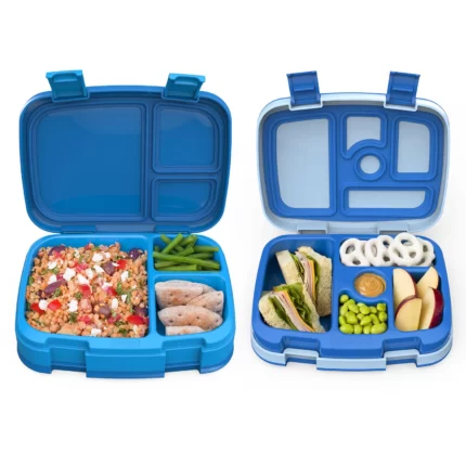 One Bentgo Fresh and One Bentgo Kids Lunch Box - Blue