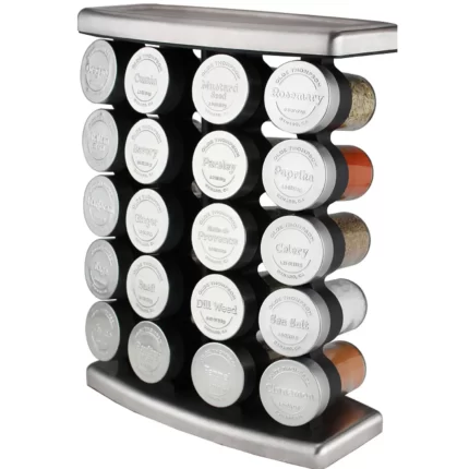 Olde Thompson Ship's Curve Spice Rack with 20 Spices