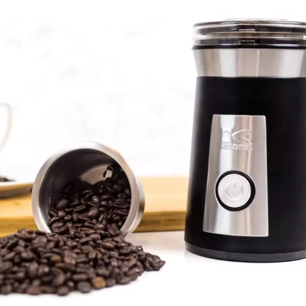 Kalorik Coffee and Spice Grinder Black and Stainless Steel