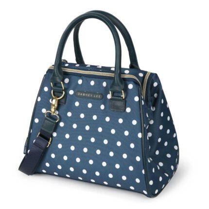 Dabney Lee Insulated Lunch Tote - Dottie Navy Color