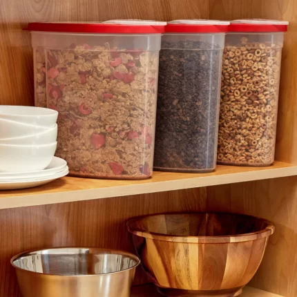 Rubbermaid Cereal Keeper Containers Three 24 Cup Cereal Keeper Food