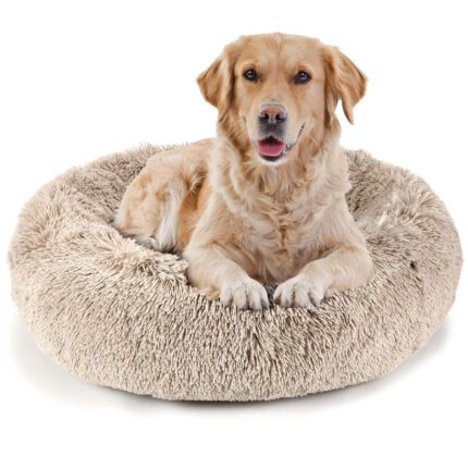Canine Creations Donut Round Pet Bed (28" x 28" Taupe)
