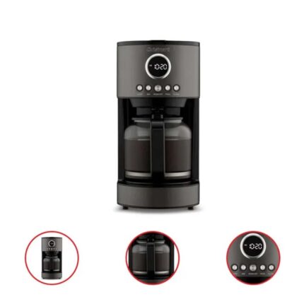 Cuisinart 12 Cup Stainless Steel Coffee Maker Black