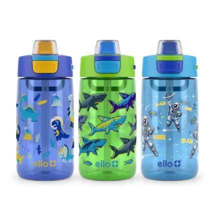 Ello Kids Colby 14-oz. Tritan Plastic Water Bottle, 3-Pack (Action World)