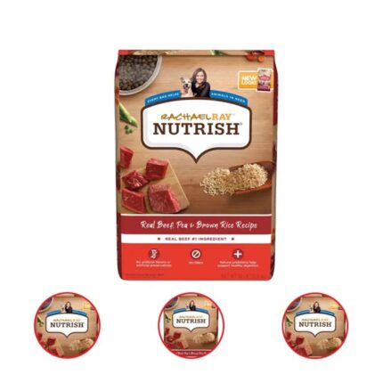 Rachael Ray Nutrish Dry Dog Food, Real Beef, Pea & Brown Rice Recipe (50 lbs.)