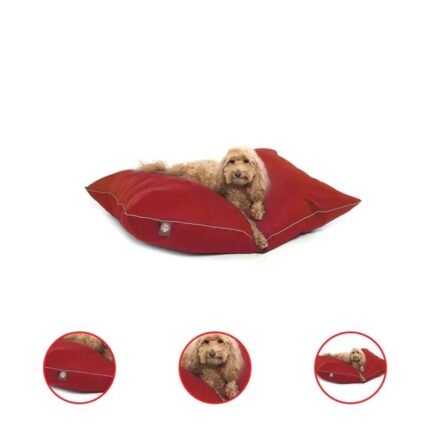 Majestic Pet Super Value Machine Washable Dog Bed Medium Red