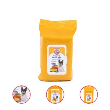 A&H Heavy Duty Multi Purpose Cat or Dog Pet Wipes 100 Count Mango Scent (Pack Of 2)
