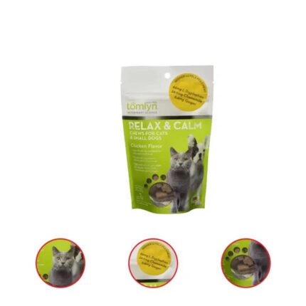 Tomlyn Relax Calm Supplement for Small Dogs & Cats 30 Count (Pack Of 2)