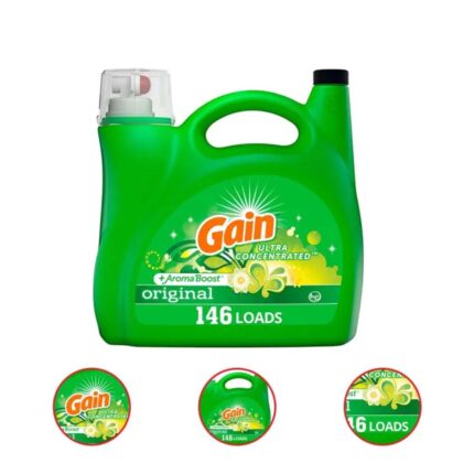 Gain Ultra Concentrated + AromaBoost Liquid Laundry Detergent Original (146 loads, 200 fl. Ounce )