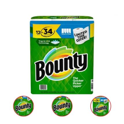Bounty Select-A-Size 2-Ply Paper Towels White (139 sheets/roll 12 rolls)