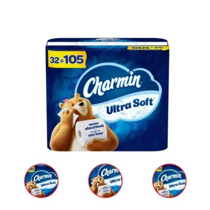 Charmin Ultra Soft Toilet Paper Super Plus Rolls (201 sheets/roll 32 rolls)