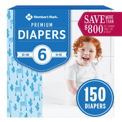 Member's Mark Premium Baby Diapers 6 - 150 ct. (35+ lbs.)
