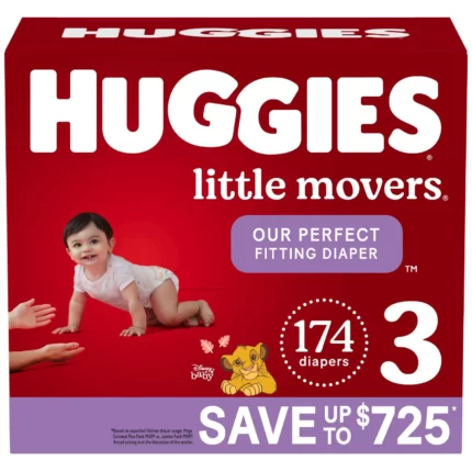 Huggies Little Movers Perfect Fitting Diapers 3 - 174 ct. (16-28 lb.)