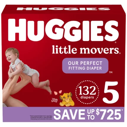 Huggies Little Movers Perfect Fitting Diapers 5 - 132 ct. (27+ lb.)