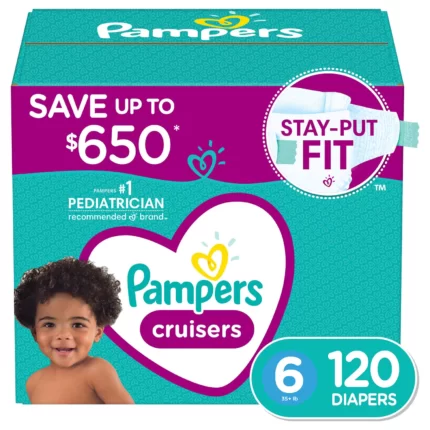 Pampers Cruisers Stay-Put Fit Diapers 6 - 120 ct. (35+ lb.)