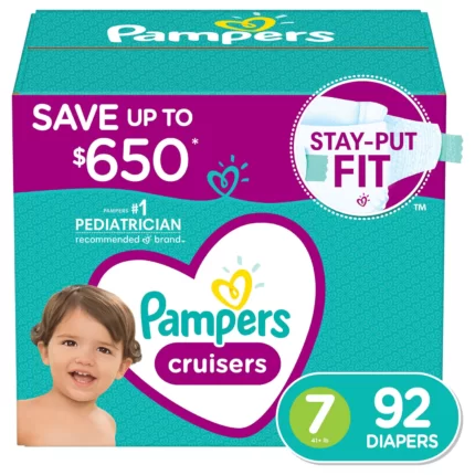 Pampers Cruisers Stay-Put Fit Diapers  7 - 92 ct. (41+ lb.)