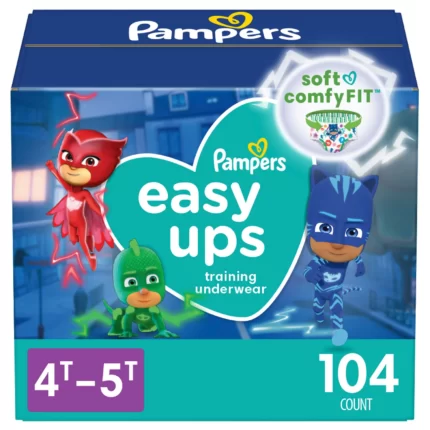 Pampers Easy Ups Training Pants Underwear for Boys  4T-5T - 104 ct. (37+ lb.)