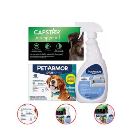 PetArmor Plus Capstar Flea & Tick Bundle for Extra Large Dogs, 89 - 132 lbs.