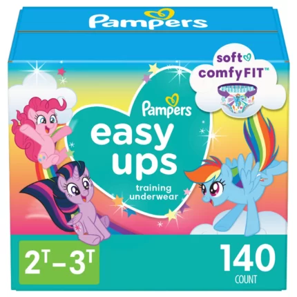 Pampers Easy Ups Training Pants Underwear for Girls 2T-3T - 140 ct. (16 - 34 lb.)