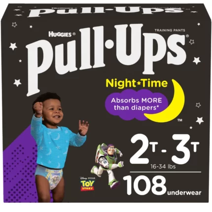 Huggies Pull-Ups Nighttime Training Underwear for Boys 2T-3T - 108 ct. (16 - 34 lbs.)