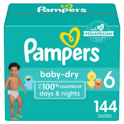 Pampers Baby Dry One-Month Supply Diapers 6 - 144 ct. (35+ lb.)