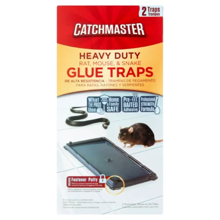 Catchmaster Heavy Duty Baited Rat Glue Traps 2 Count (Pack of 2)