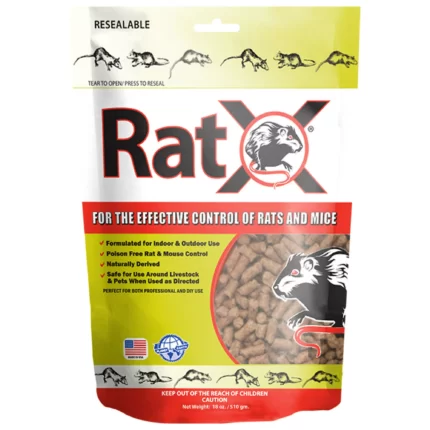 RatX® Rodent Control Pellets Rat and Mouse Killer 18 Ounce