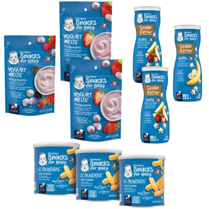 Gerber 2nd Foods Snacks for Baby, Variety Pack (9 ct.)