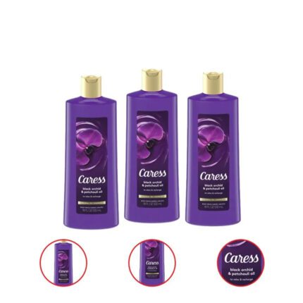 Caress Moisturizing Body Wash Black Orchid & Patchouli Oil 18 fl. Ounce (Pack Of 3)
